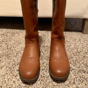 Little Girl Brown Frye Boots